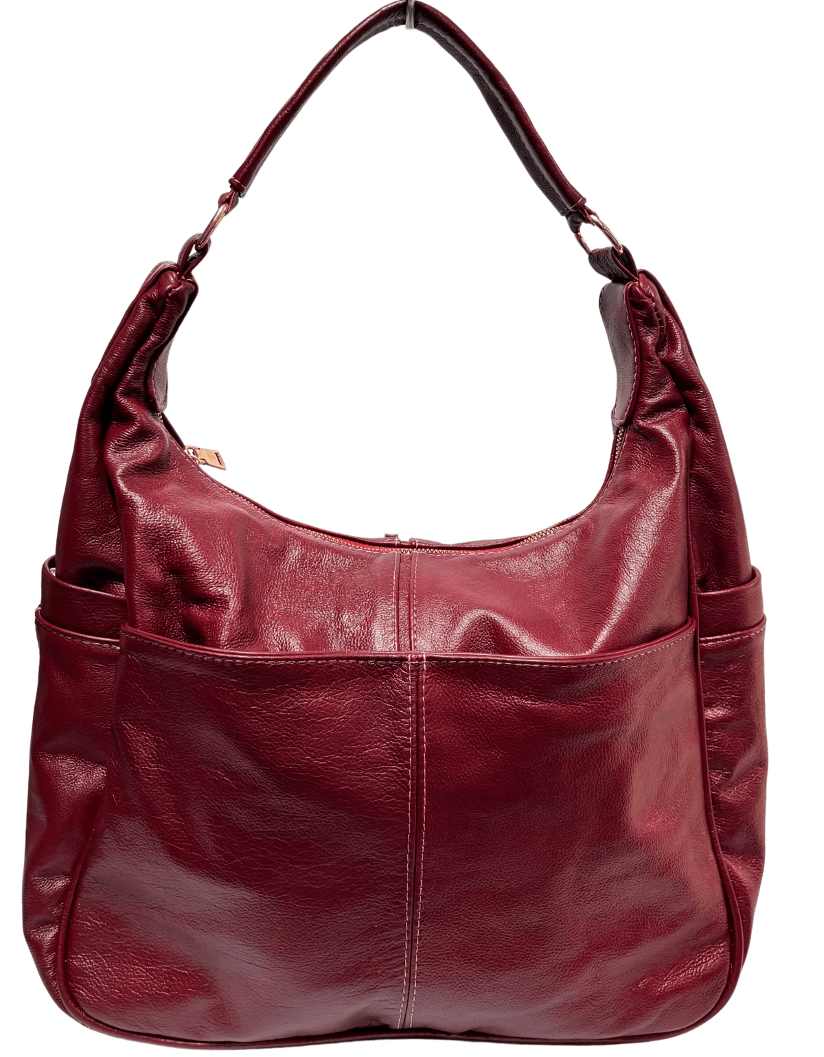 Bolsa Negra De Hombro Para Dama Casual Piel Legitima Original Jf 83 — imagen 7