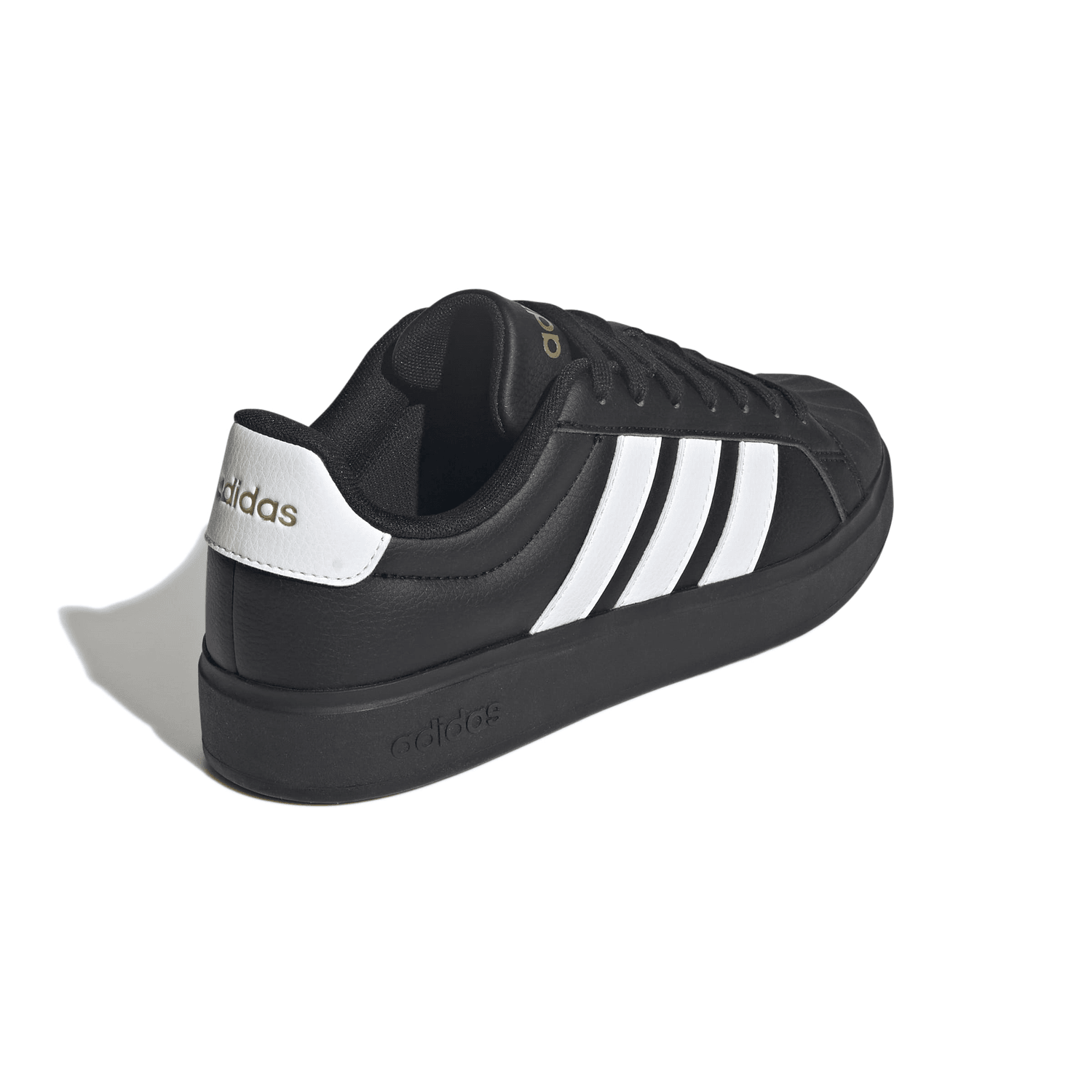 Tenis Adidas Streettalk Dama Casual Cómodo Cinta Negro Mujer — imagen 2