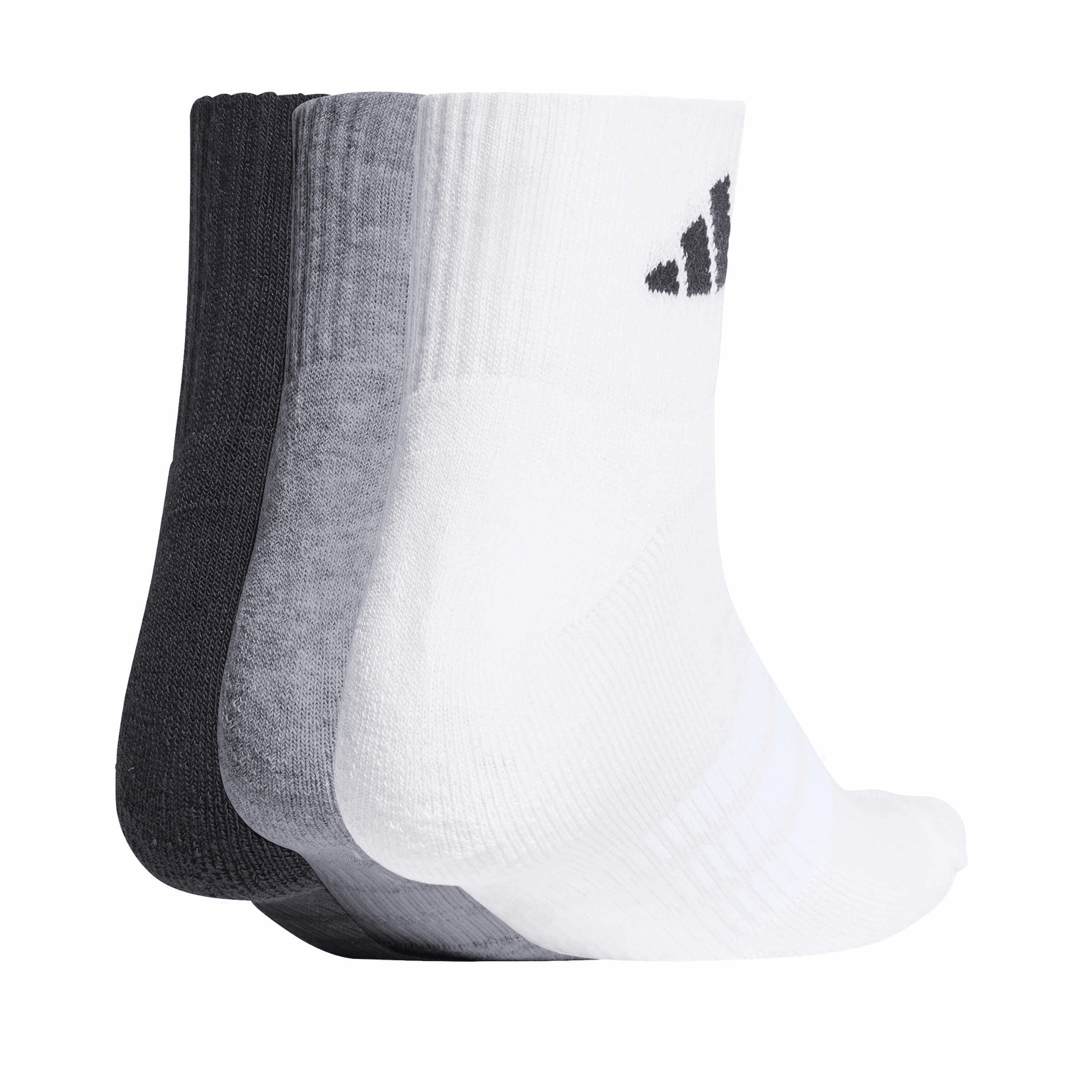 Calcetines Adidas Neutros Deportivos 3 Pares Tobillo Multicolor Unisex — imagen 2