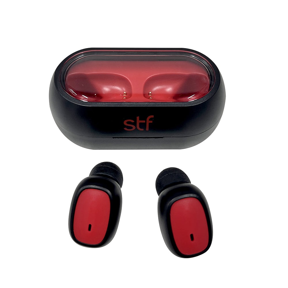 Audifonos Inalámbricos Tws Viva STF 12hrs Uso Rojo — imagen 5