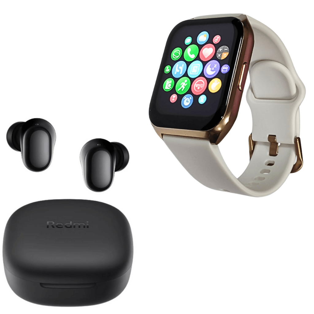 Xiaomi Redmi Buds 6 Play + Filwans Gts Mini Smartwatch — imagen 2