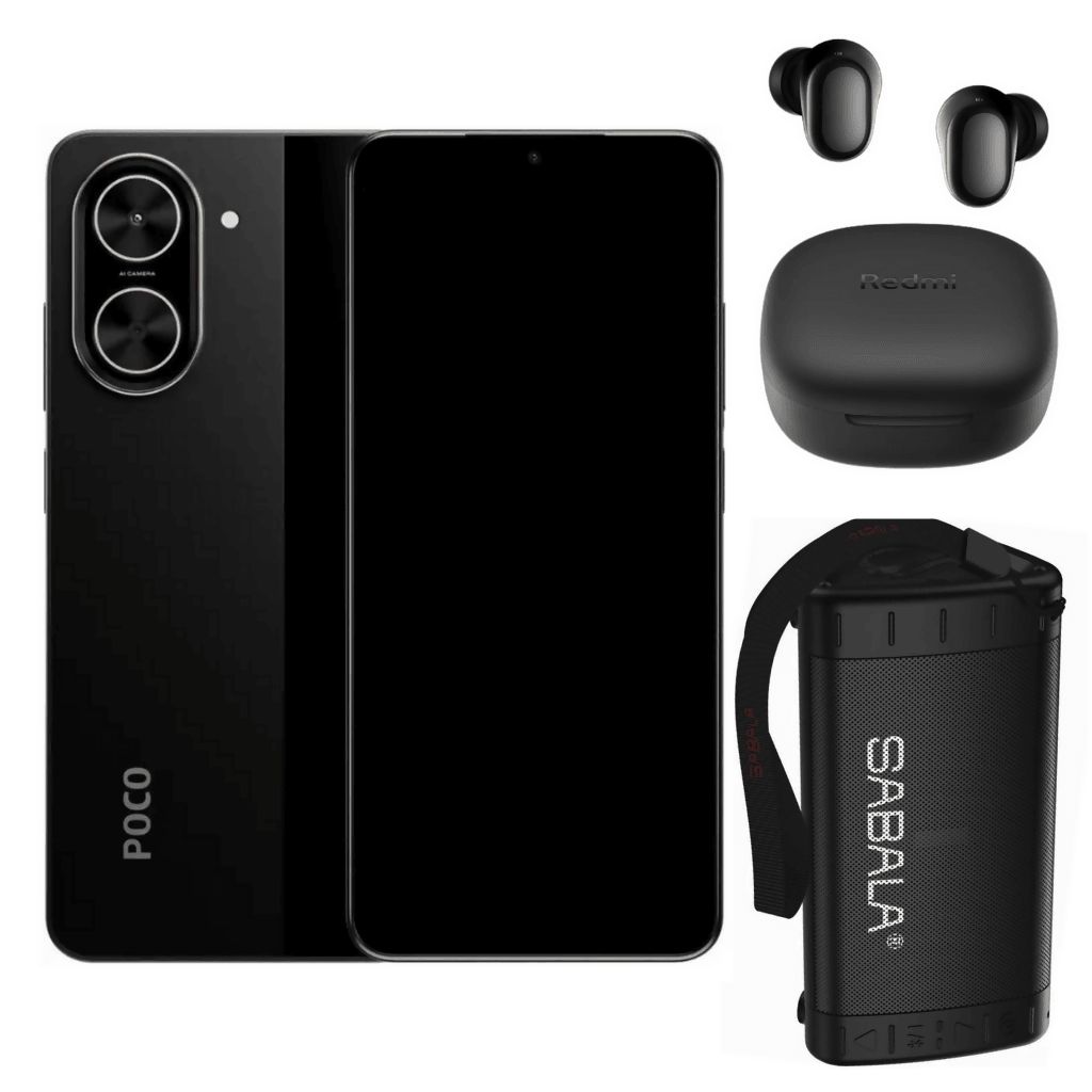 Xiaomi Poco C71 128gb Rom/4gb Ram + Buds 6 play + Bocina Sabala DR 901 — imagen 2
