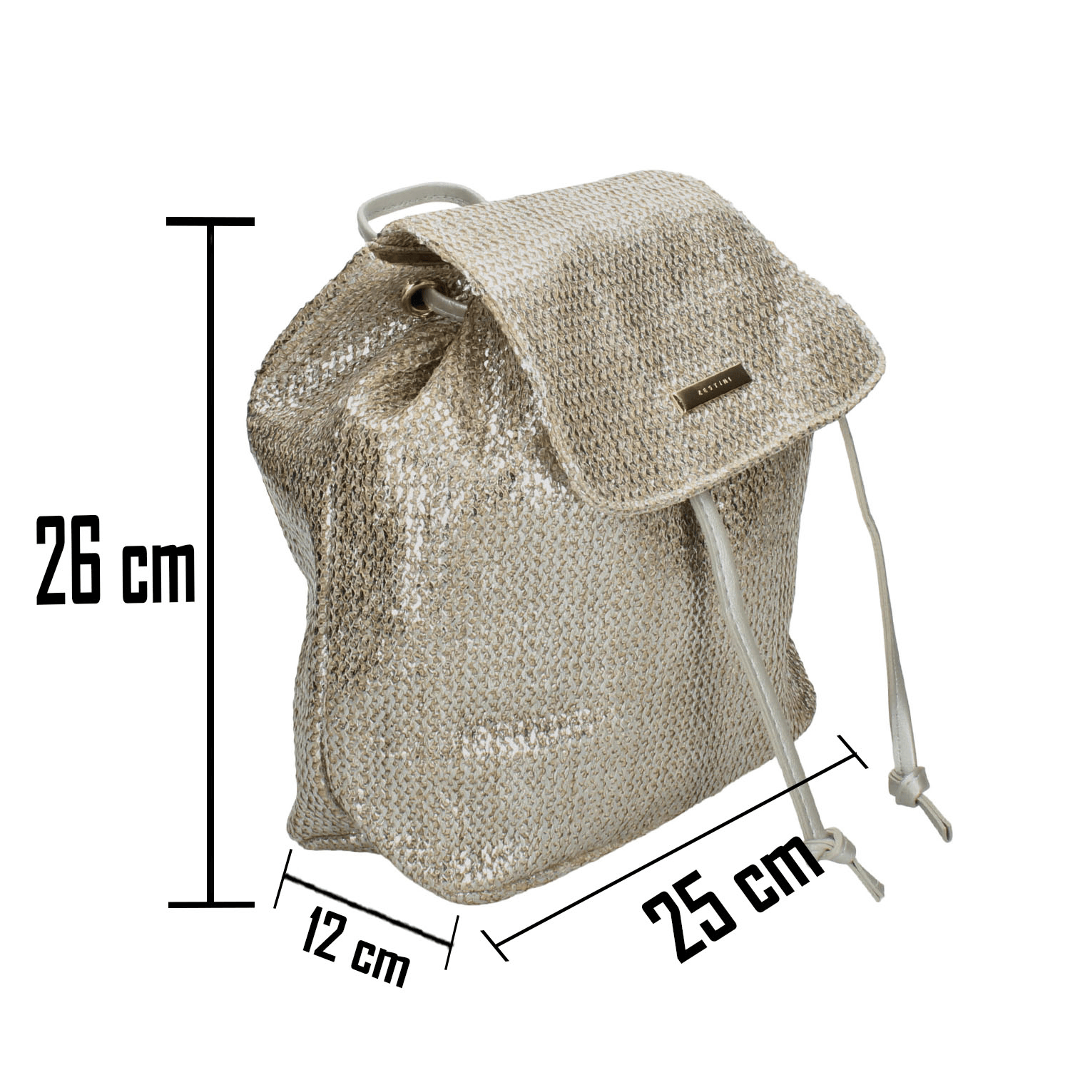 Mochila Dama Felianna Dorado Casual Mujer — imagen 4