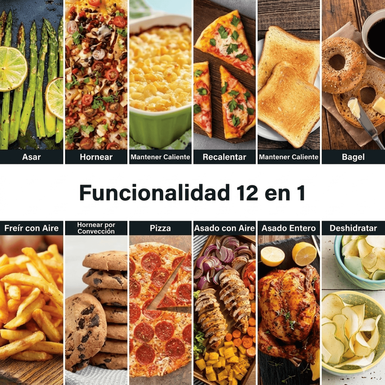 Horno Eléctrico Ninja DCT451 Doble 12 en 1 Freidora de Aire — imagen 3