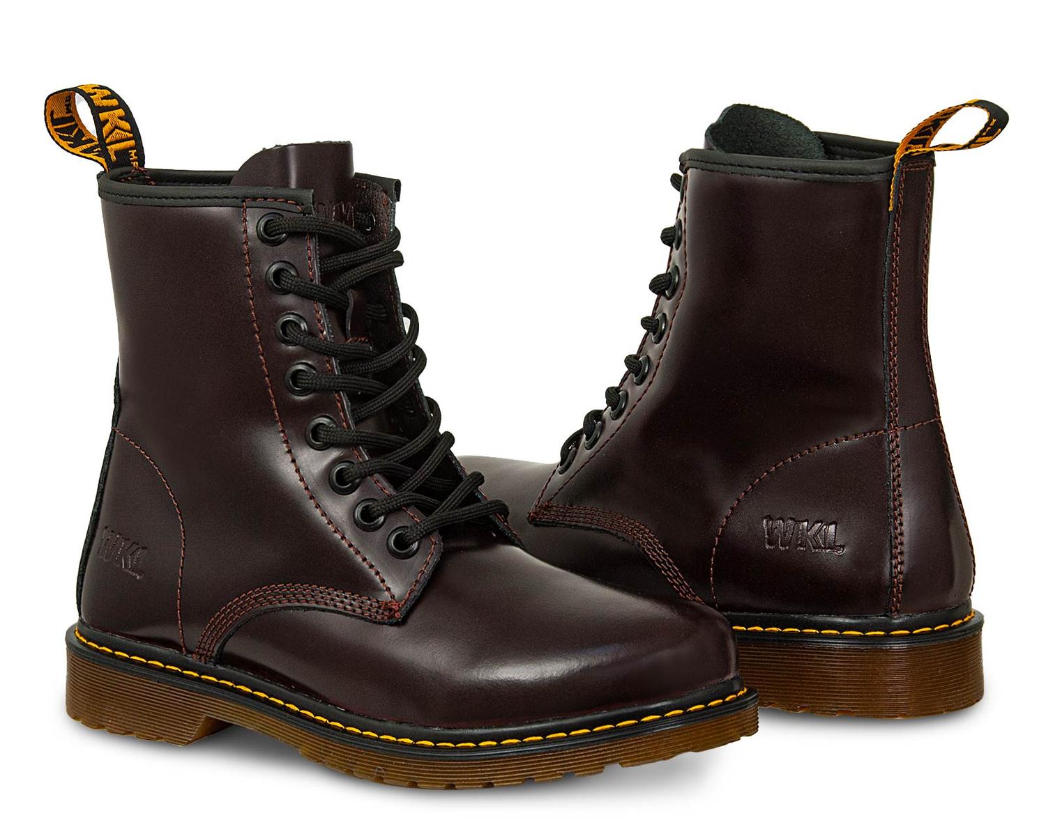 Bota Casual Hombre Workland 71300 Vino — imagen 2