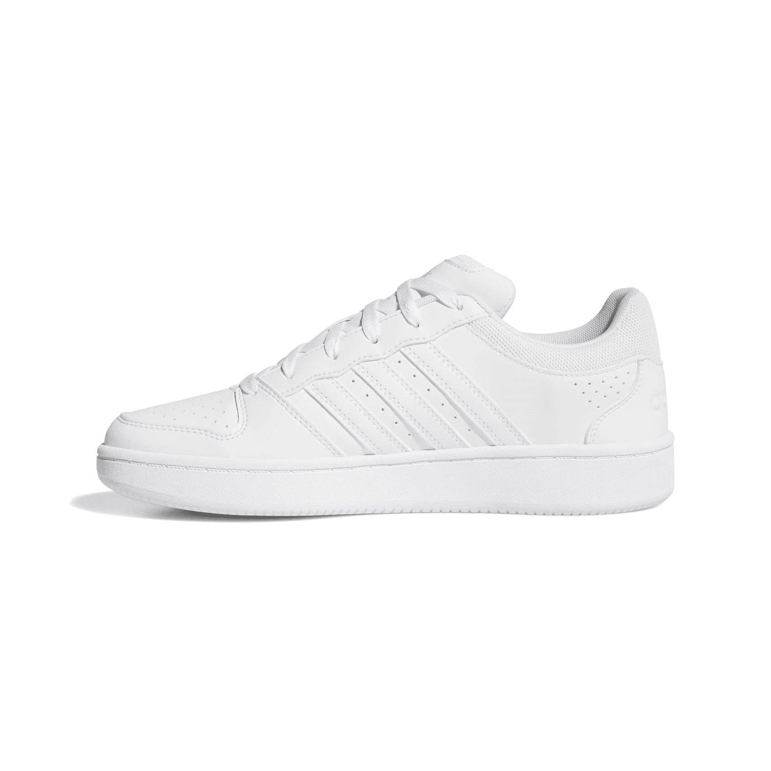 Tenis Adidas Hoops Classic Dama Casual Cintas Blanco Mujer — imagen 4