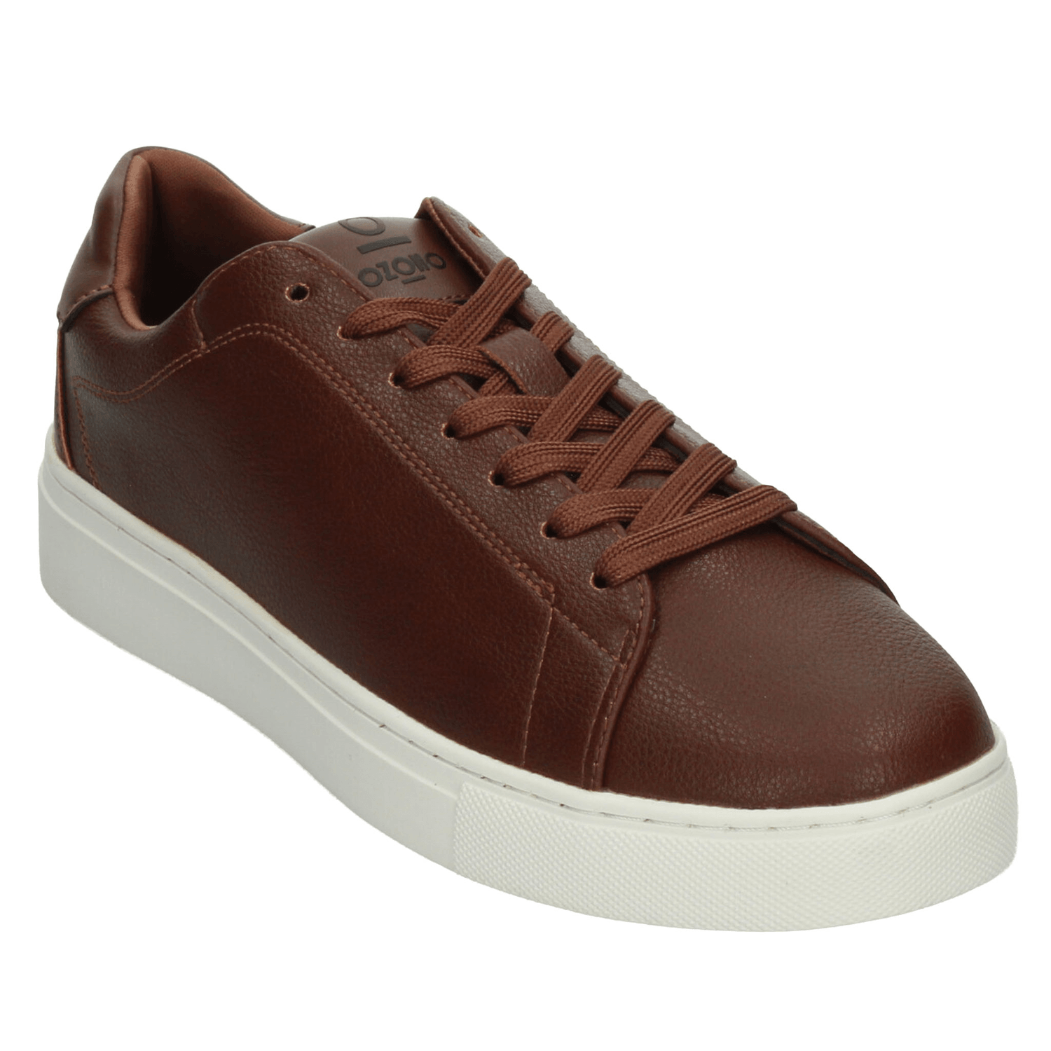 Tenis Ozono Hombre Casual Cintas Cómodo Café Caballero — imagen 4