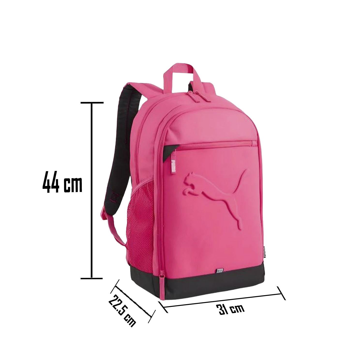 Mochila Unisex Puma Buzz Rosa Escolar 28L — imagen 6