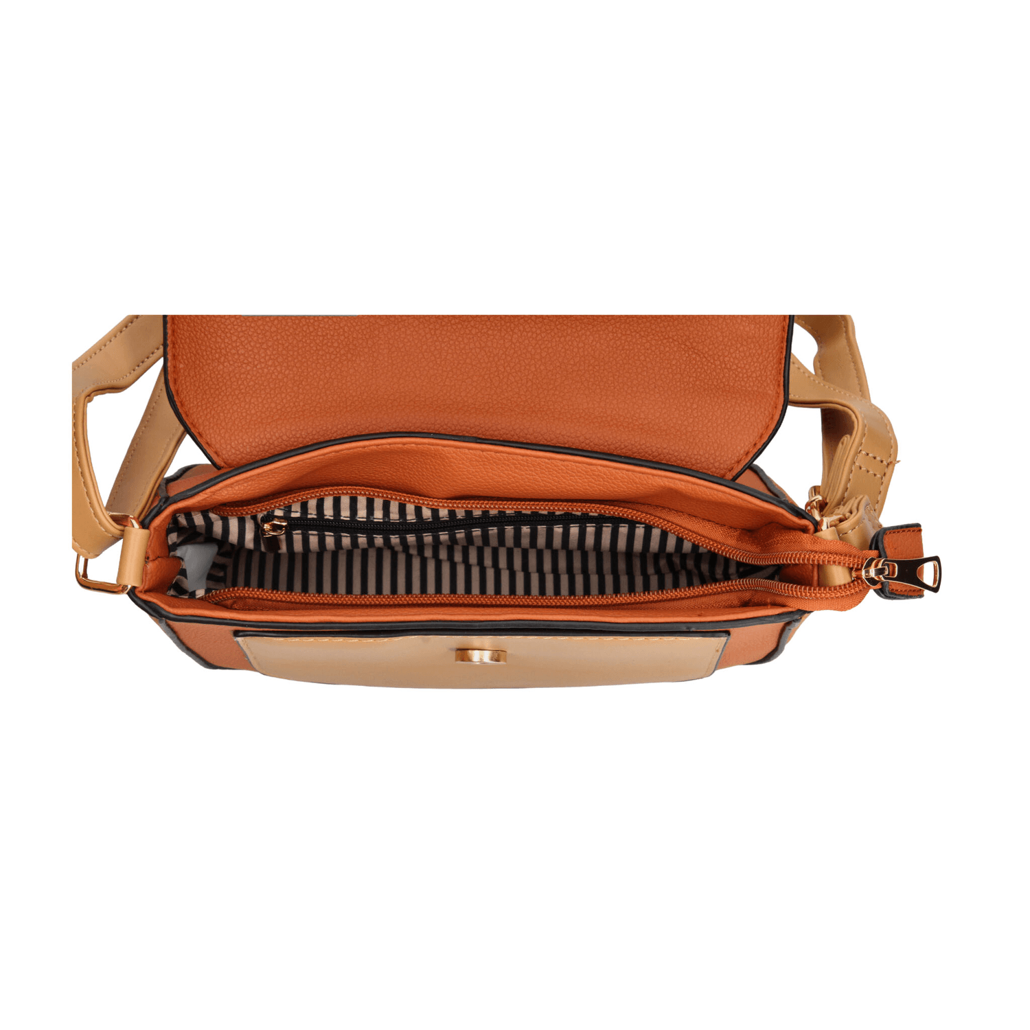 Bolsa Abisai Handbags Dama Café Casual Para Mujer — imagen 11