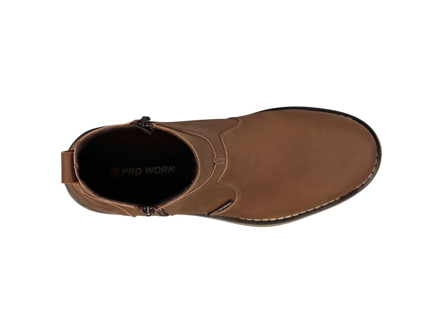 Bota hombre botin vestir vaquera PRO WORK 89719 Canela — imagen 6