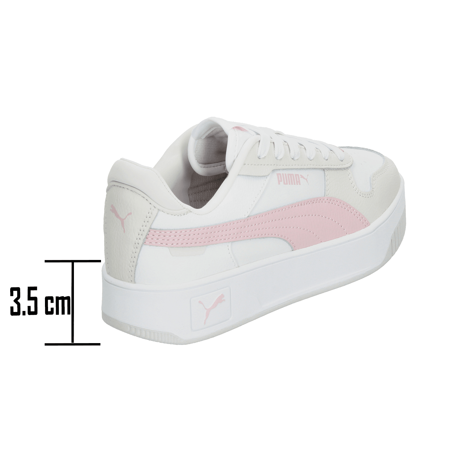 Tenis Dama Puma Carina Street Blanco Casual Mujer — imagen 4