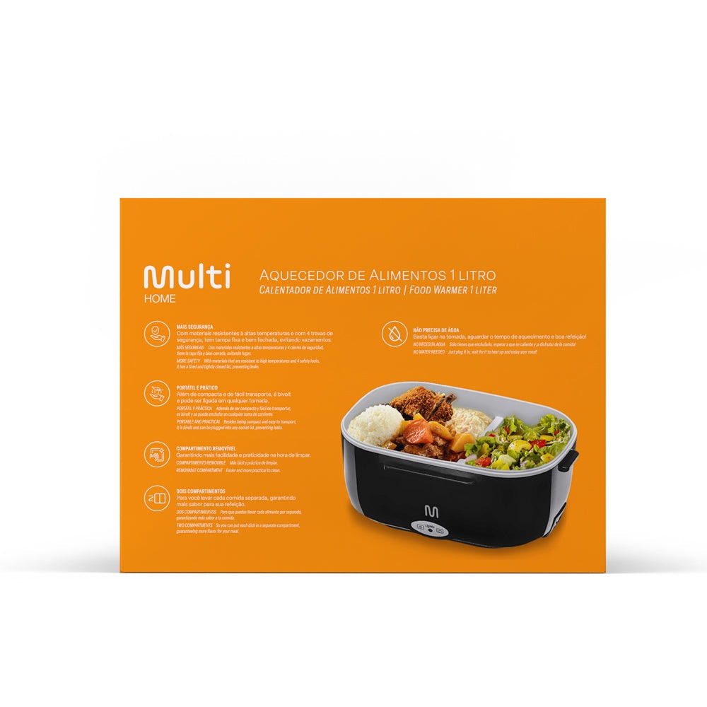 Calentador de alimentos Multi 1 L acero inoxidable 60W — imagen 8