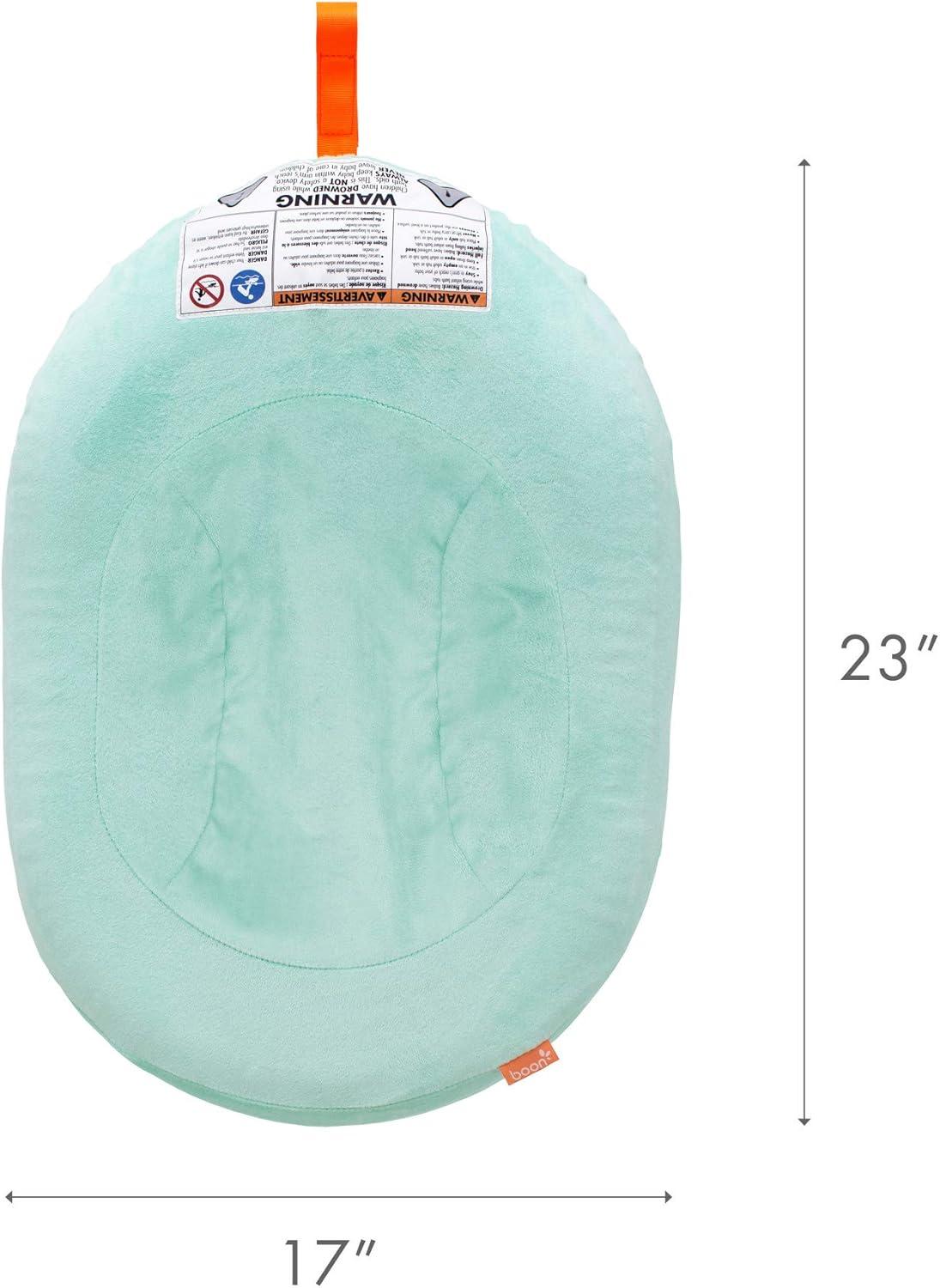 Bañera Inflable Bebé Boon Puff Azul Antiderrapante — imagen 8