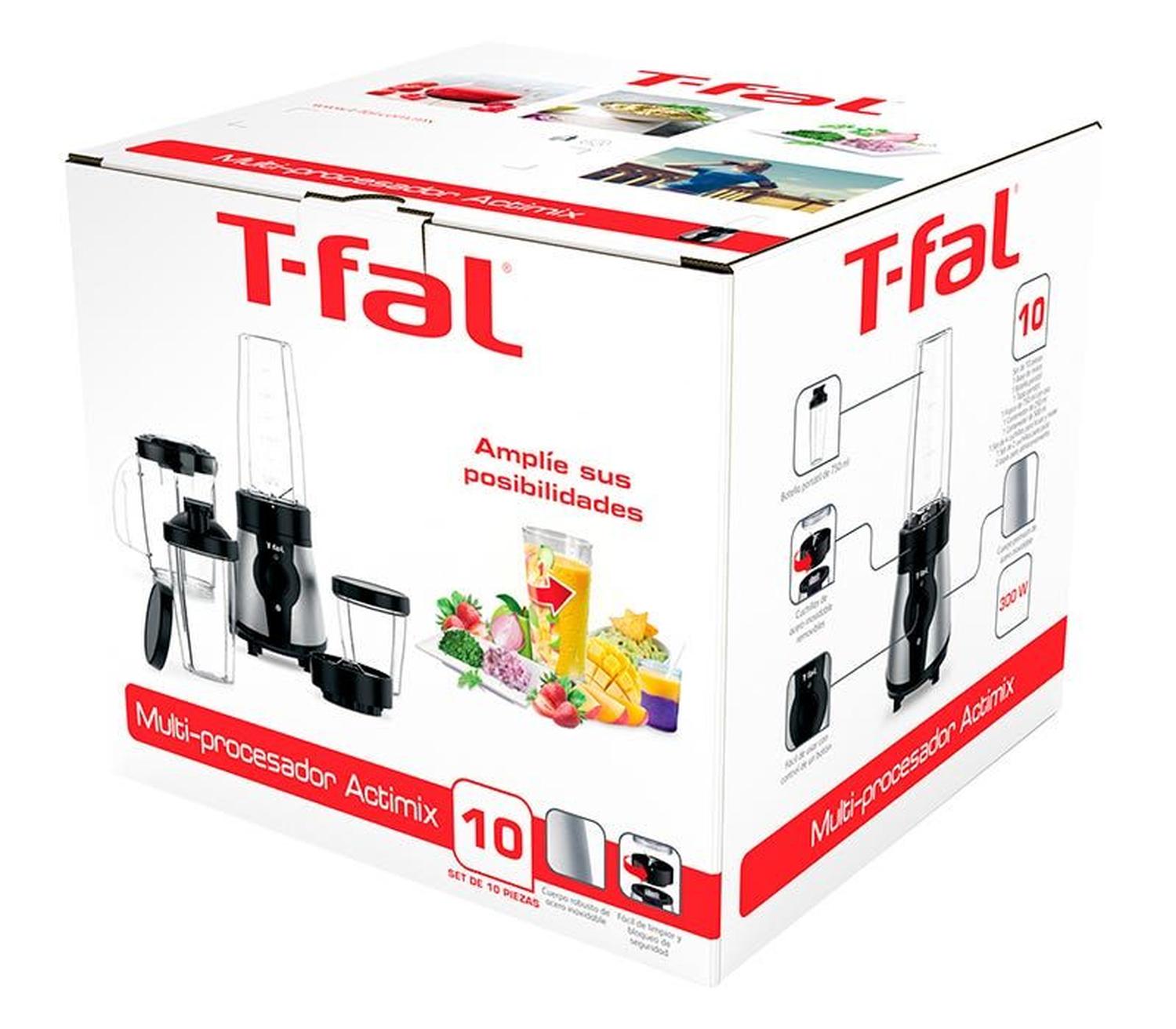 PROCESADOR DE ALIMENTOS TFAL BL1BKDMX 10 PZAS NEGRO — imagen 4