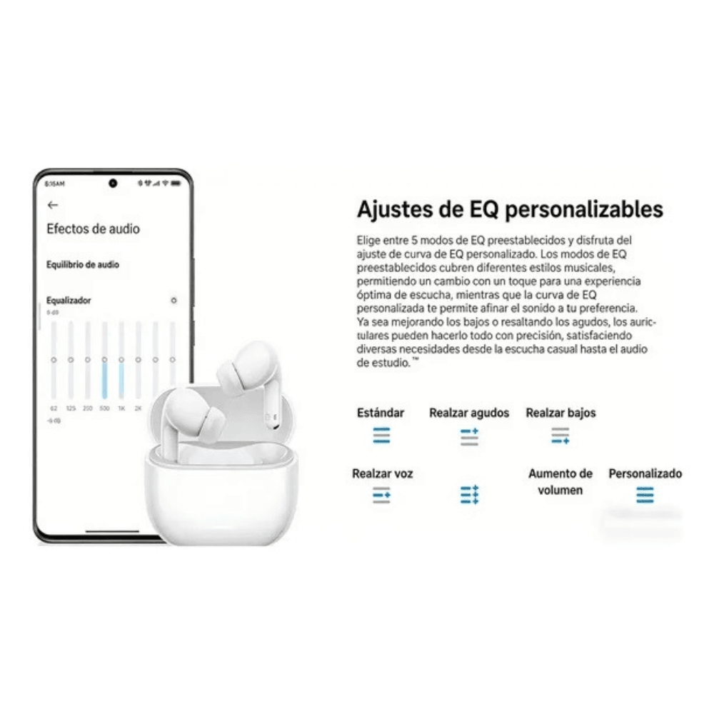 Audifonos Inalambricos Redmi Buds 8 Lite - Blanco — imagen 5