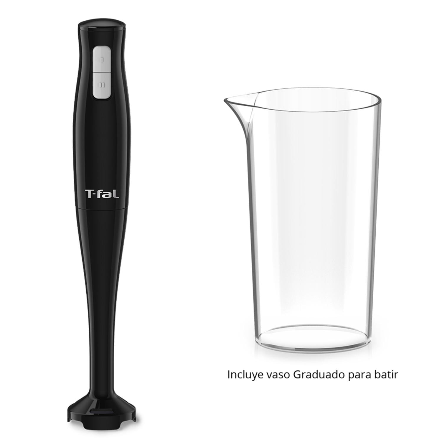 BATIDORA DE INMERSION T-FAL HB2B18MX 2 VEL TURBO NEGRO — imagen 1