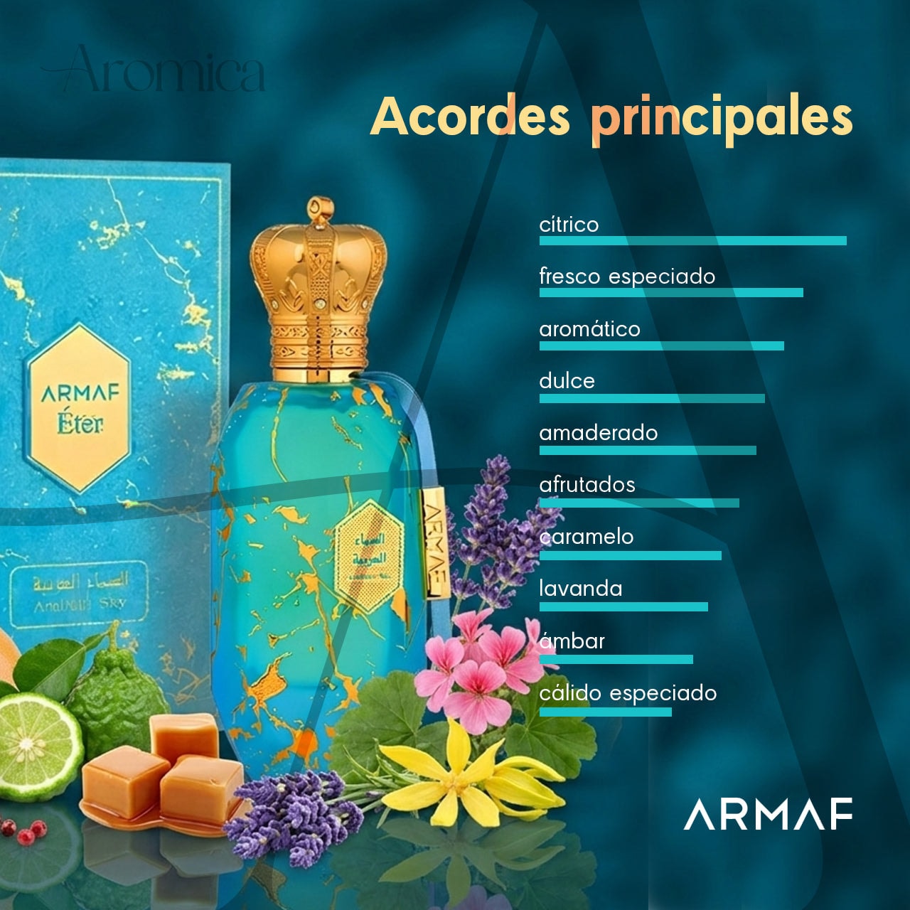 Perfume Árabe Eter Arabian Sky Eau de Parfum 100ml — imagen 4