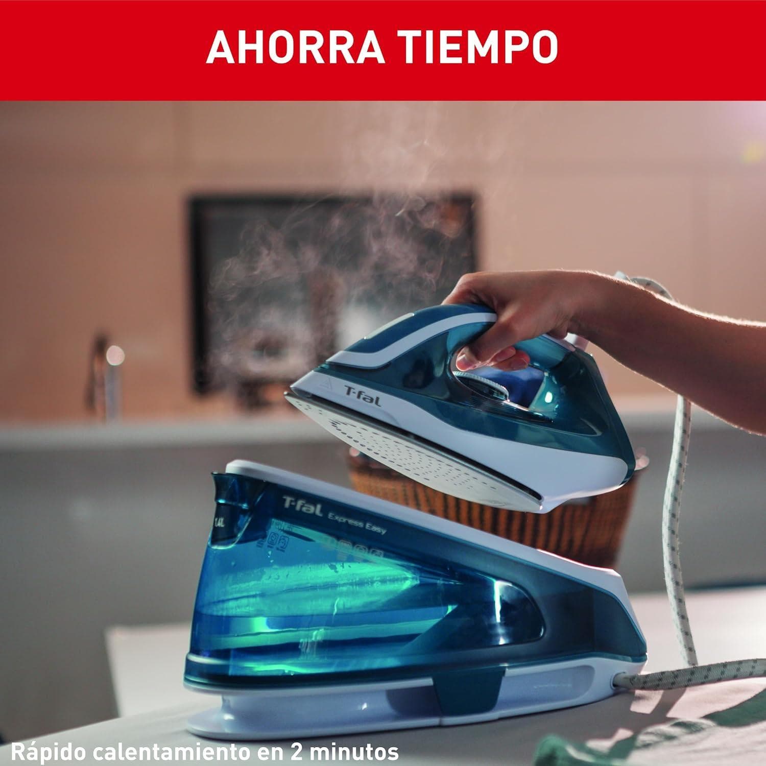 Plancha Generador de Vapor T-Fal SV6115X0 Express Easy — imagen 5
