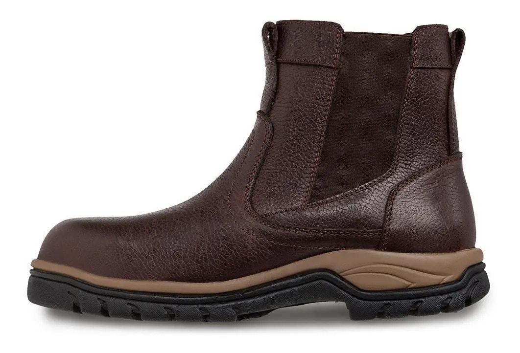 Bota Botin Roper Con Casco Cafe Workland — imagen 8
