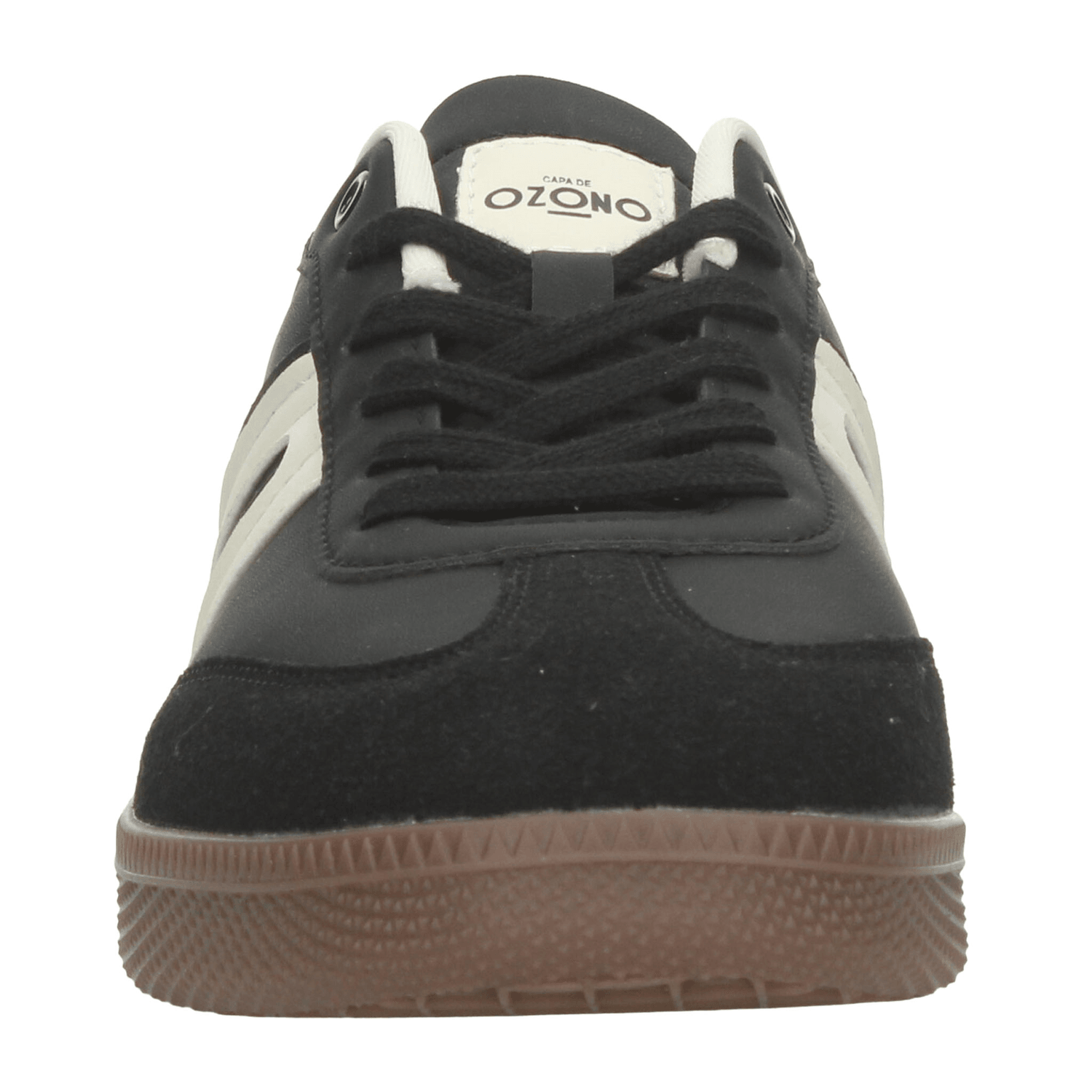 Tenis Ozono Hombre Casual Cintas Cómodo Negro Caballero — imagen 6