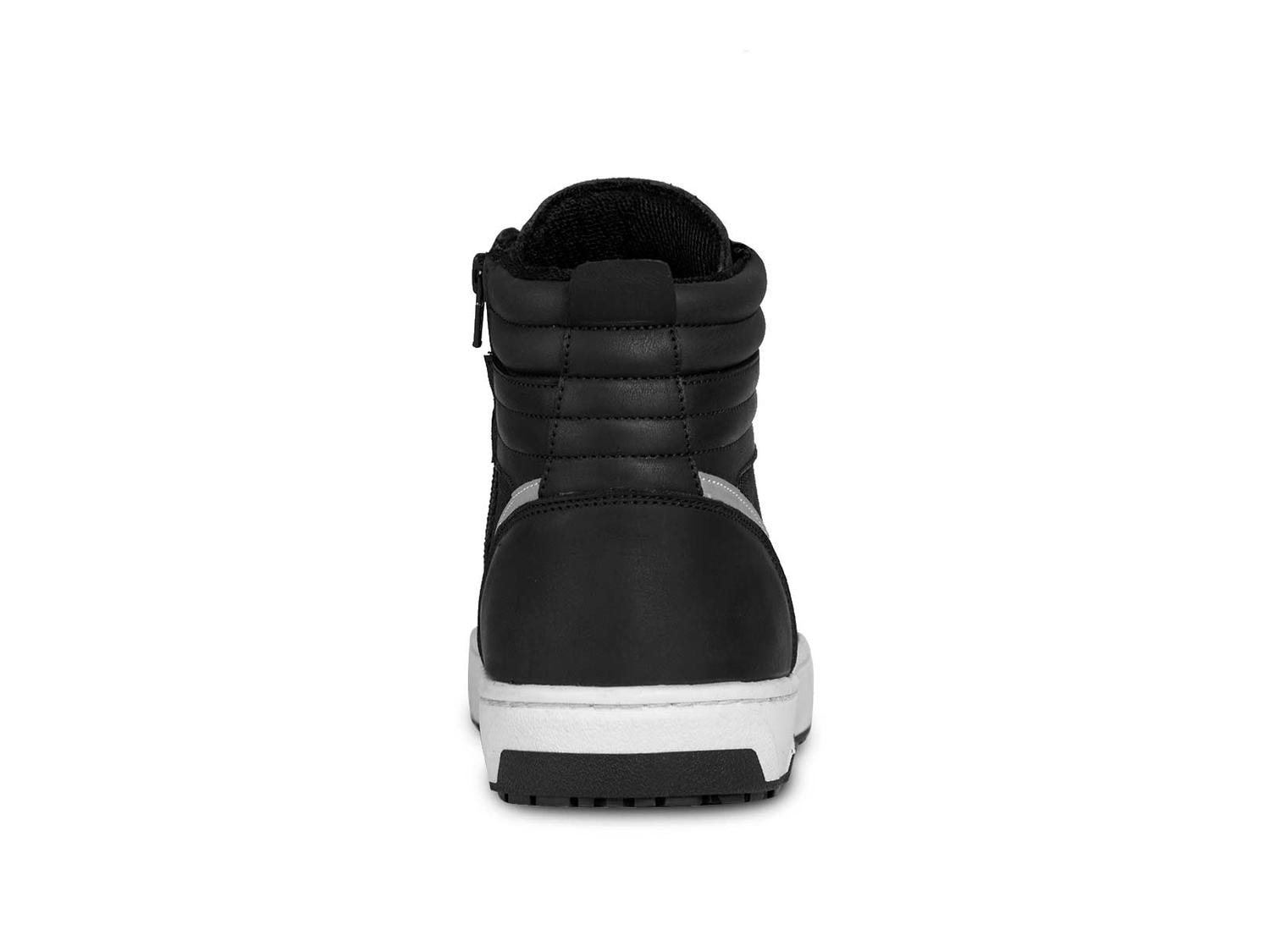 Botin tenis hombre motociclista biker bota WKL 80201 Negro — imagen 5