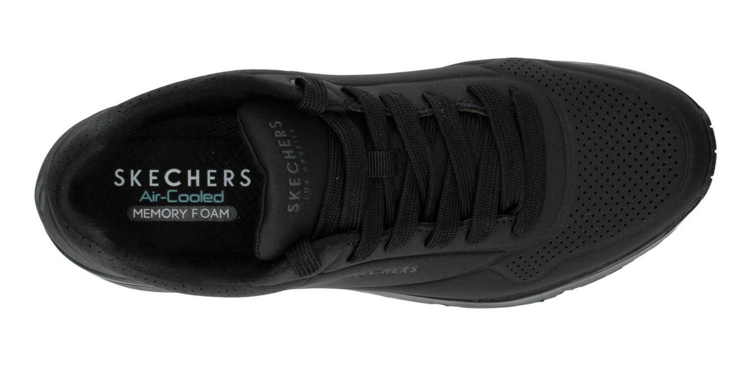 Tenis Skechers Hombre Casual Negro Caballero — imagen 9