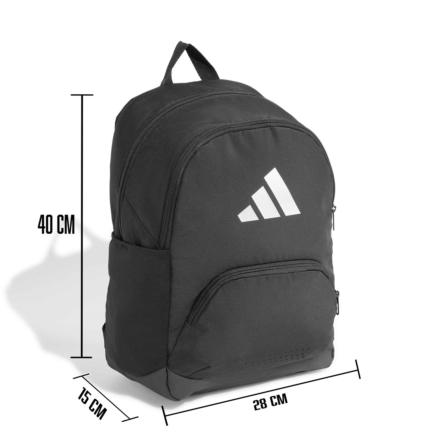 Mochila Adidas Defender Negra Escolar Impermeable Unisex 20L — imagen 9