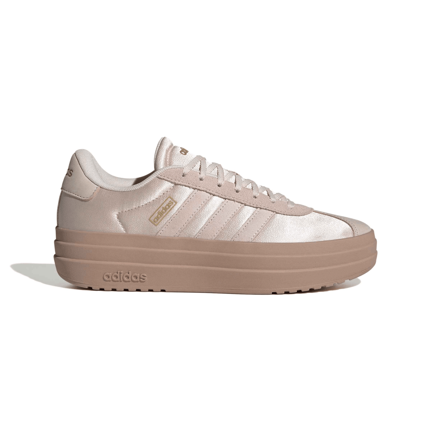 Tenis Adidas VL Court Bold Dama Casual Oro Rosa Mujer — imagen 1