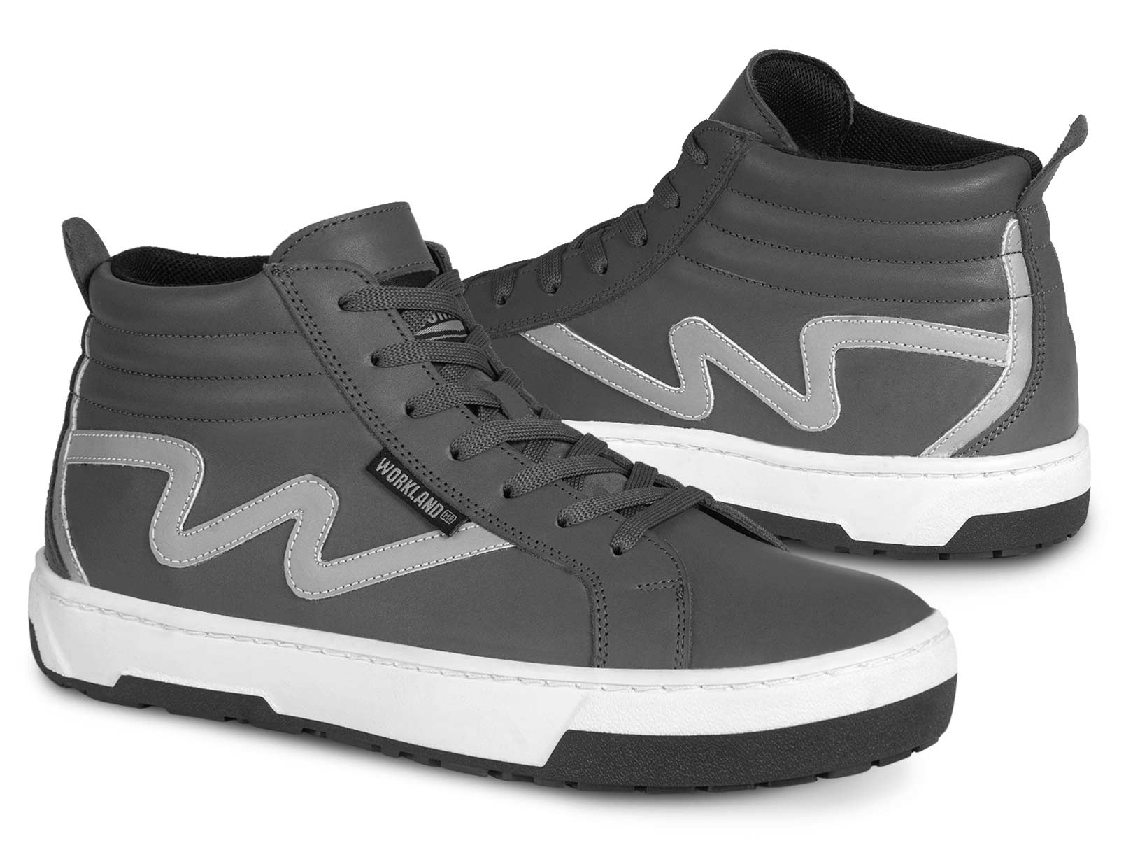 Tenis Bota Motociclista Hombre Moto Biker Wkl 80206 Gris — imagen 10