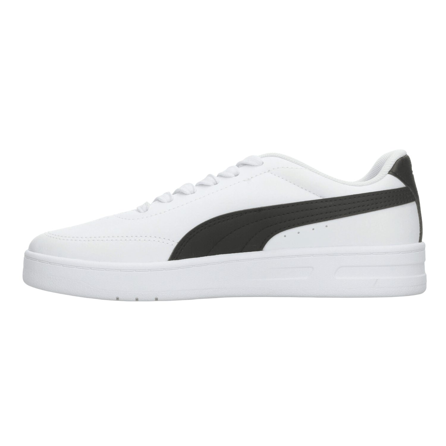 Tenis Puma Court Classic Clean Niño Blanco Casual Infantil T22-26 — imagen 6