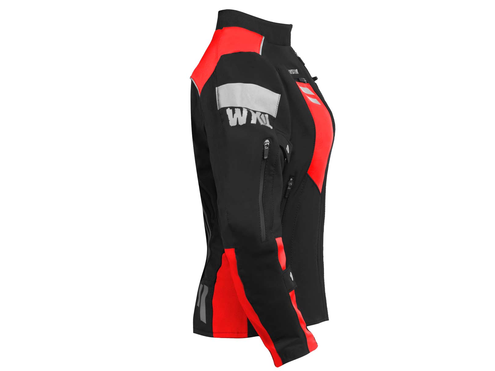 Chamarra moto mujer impermeable protecciones biker WKL 85 NR — imagen 11
