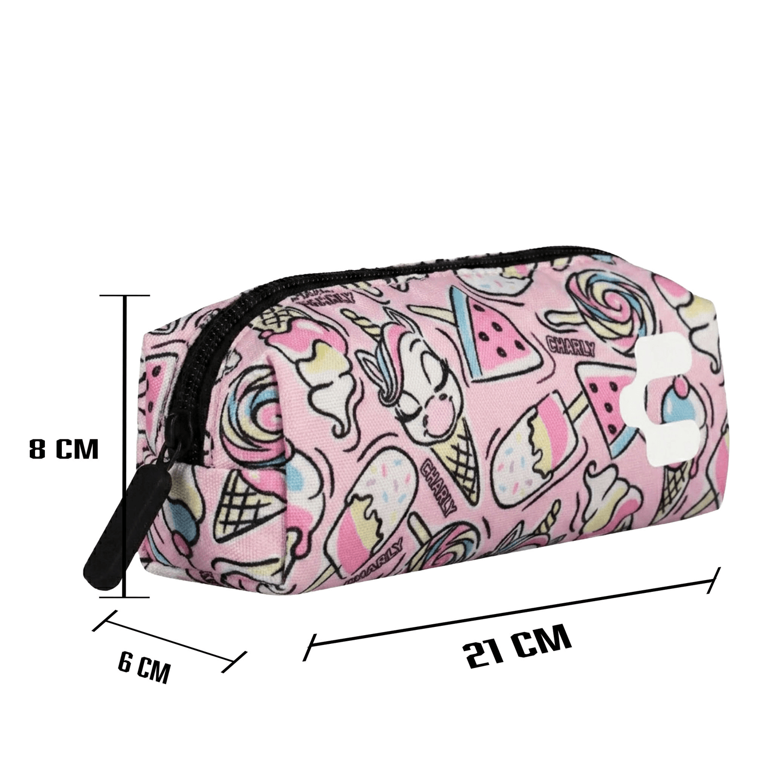 Set de Mochila Charly Unicornio Niña Escolar Lonchera Rosa Infantil — imagen 7