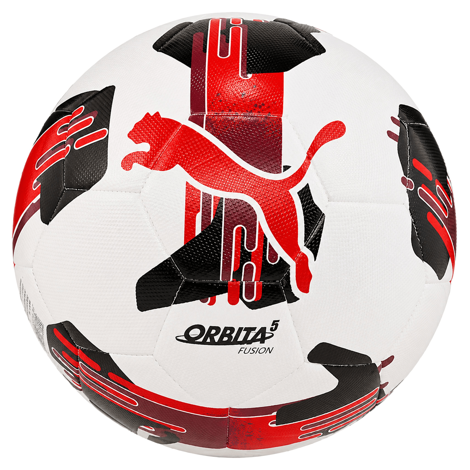 Balón Unisex Puma Orbita 5 Fusion Blanco Rojo Deportivo — imagen 2