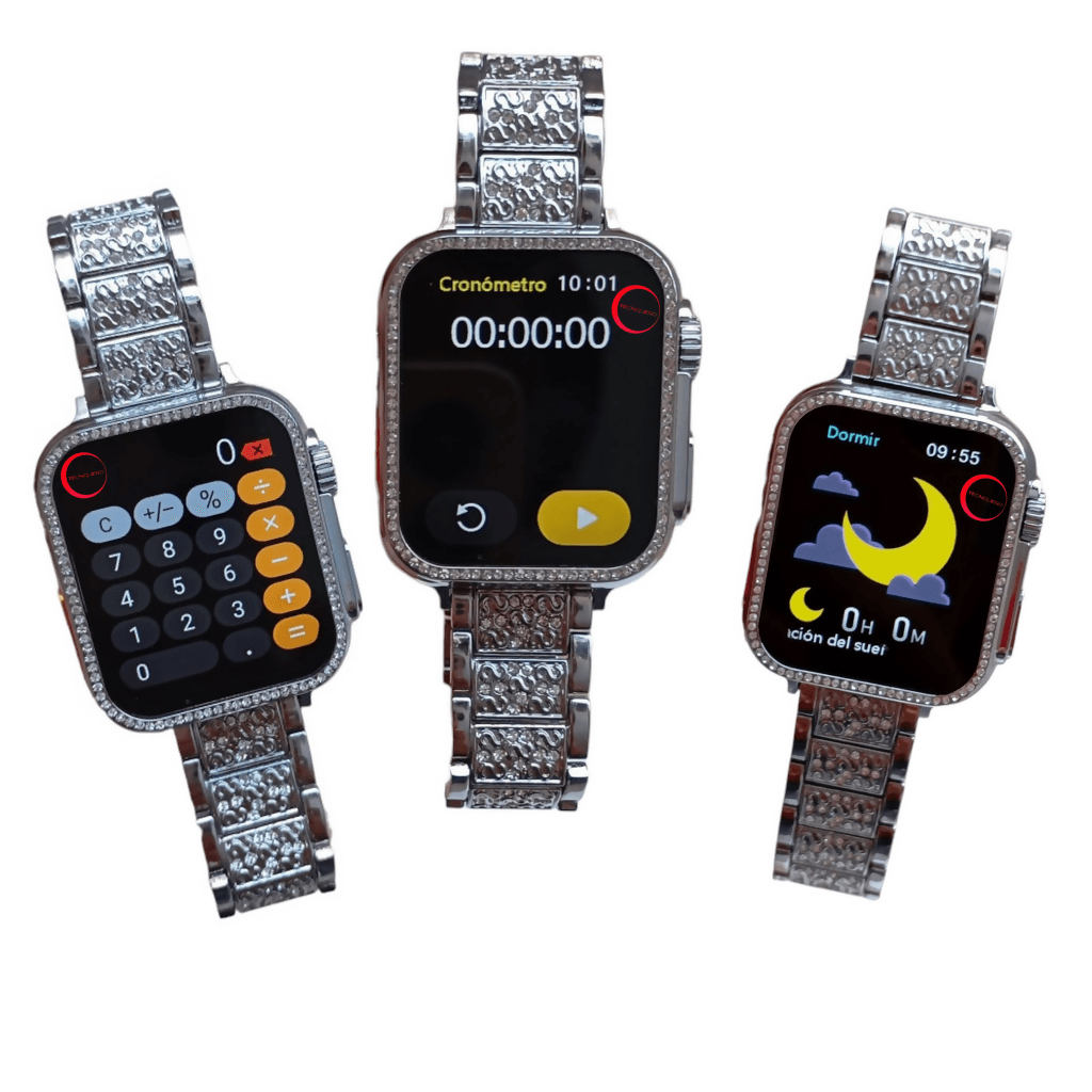 Smartwatch Bossney BS-K2310 Correa Plateada – Elegancia, Tecnología en tu muñeca. — imagen 3