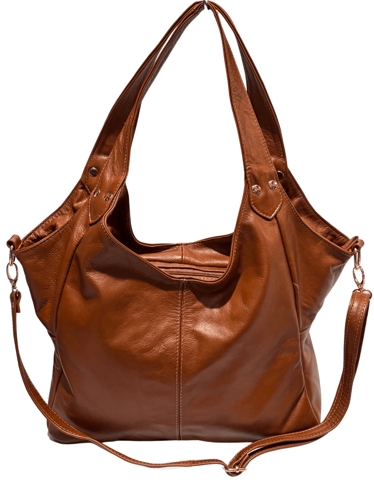 Bolsa De Piel Legitima Original Grande Tote De Hombro Jf70 — imagen 17