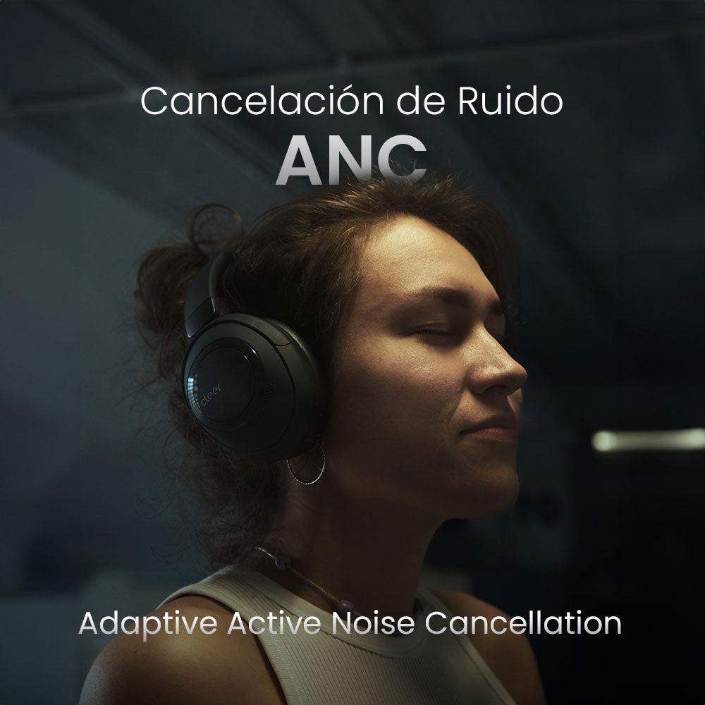 Audifonos Inalámbricos Over Ear Cleer Alpha STF ANC 35h Uso Negro — imagen 3