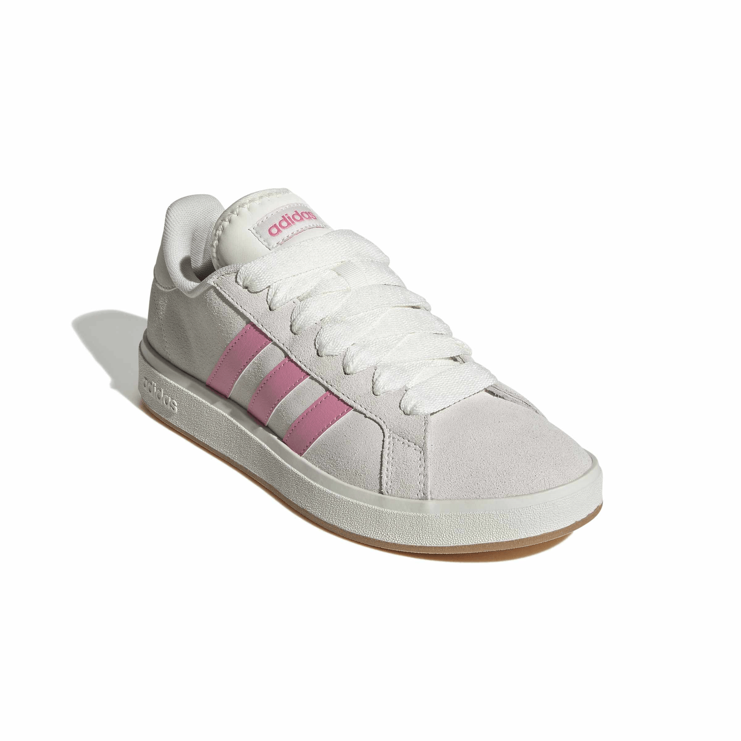 Tenis Adidas Grand Court Dama Casual Gris Mujer — imagen 2