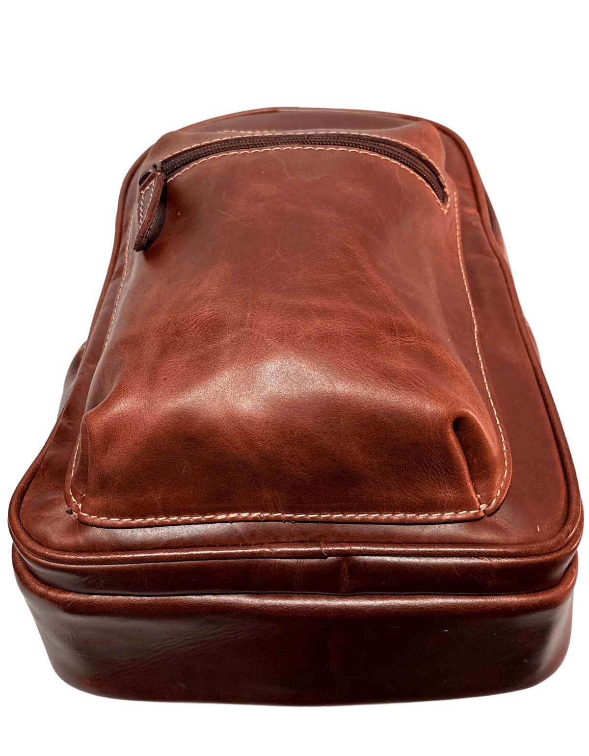 Mochila Pequeña De Piel Legitima Genuina Para Dama Con Bolsillos Frontales Bp03 — imagen 7