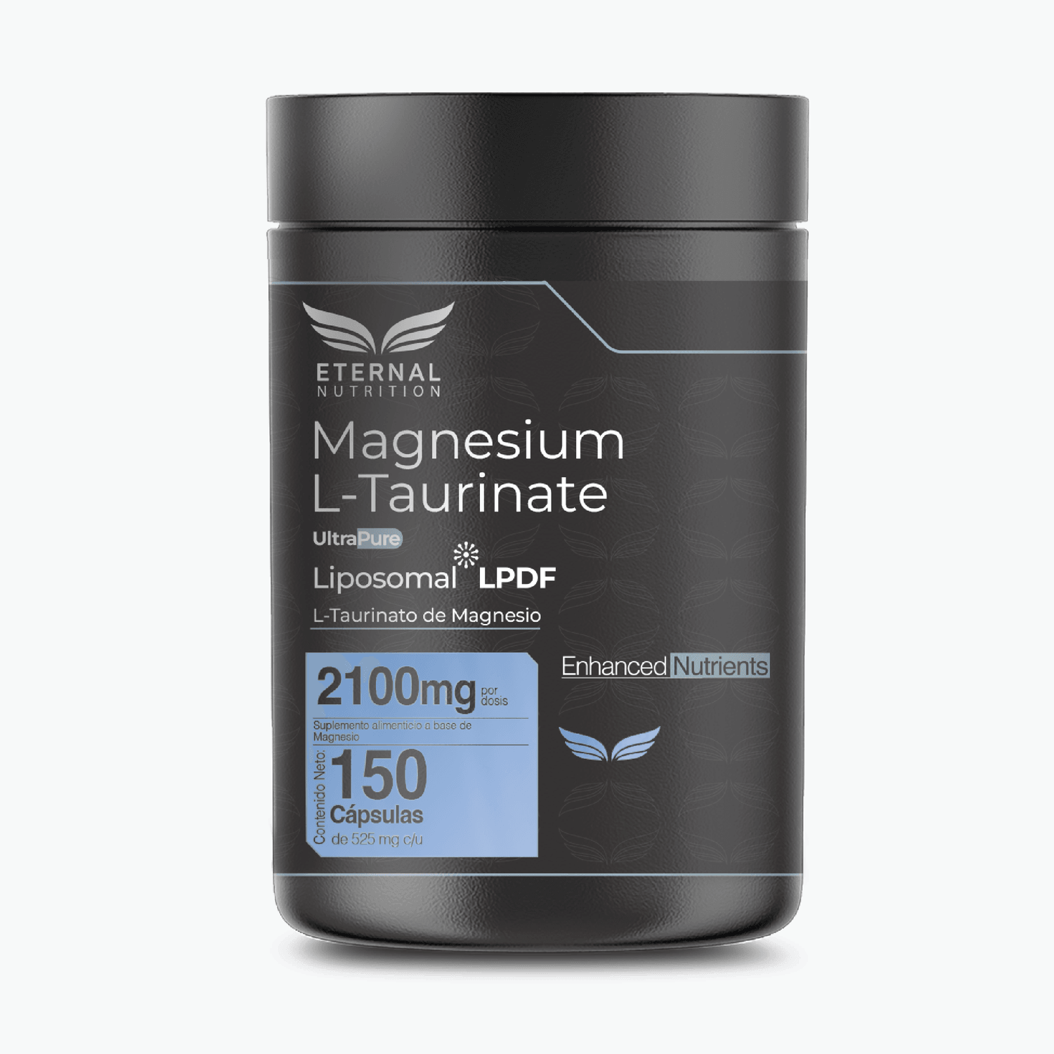 Ultra Pure: L-Taurinato de Magnesio Liposomal, Alta Biodisponibilidad, Claridad Mental, 150 Cápsulas — imagen 1