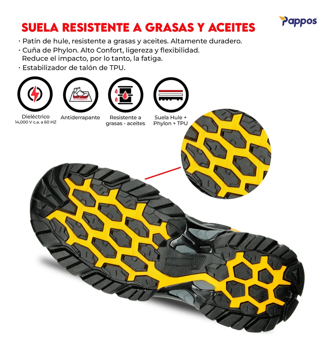 Bota Industrial Triples Pro Hombre Industrial Casquillo Negro Caballero — imagen 13
