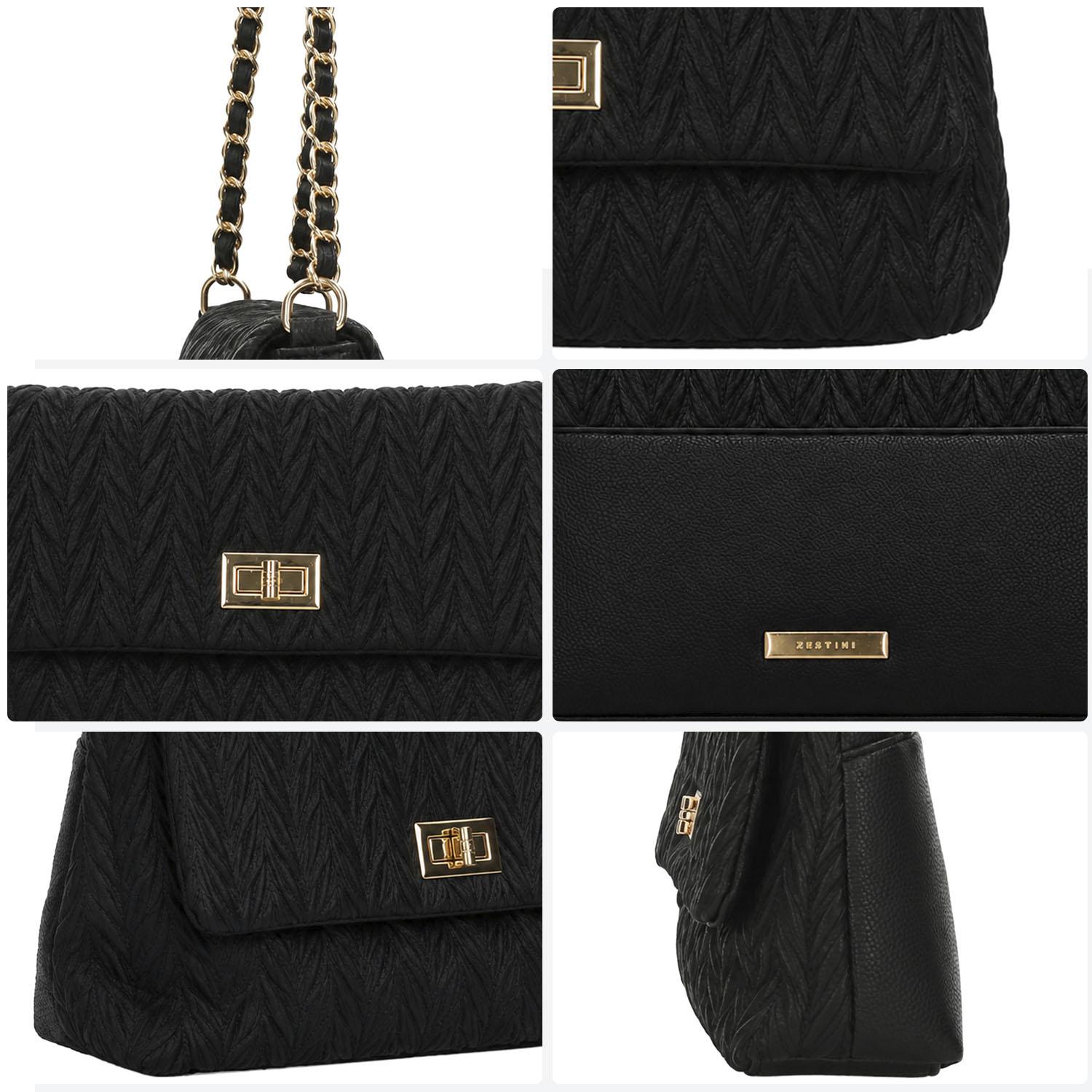 Bolsa Felianna Dama Fiesta Negro Mujer — imagen 5