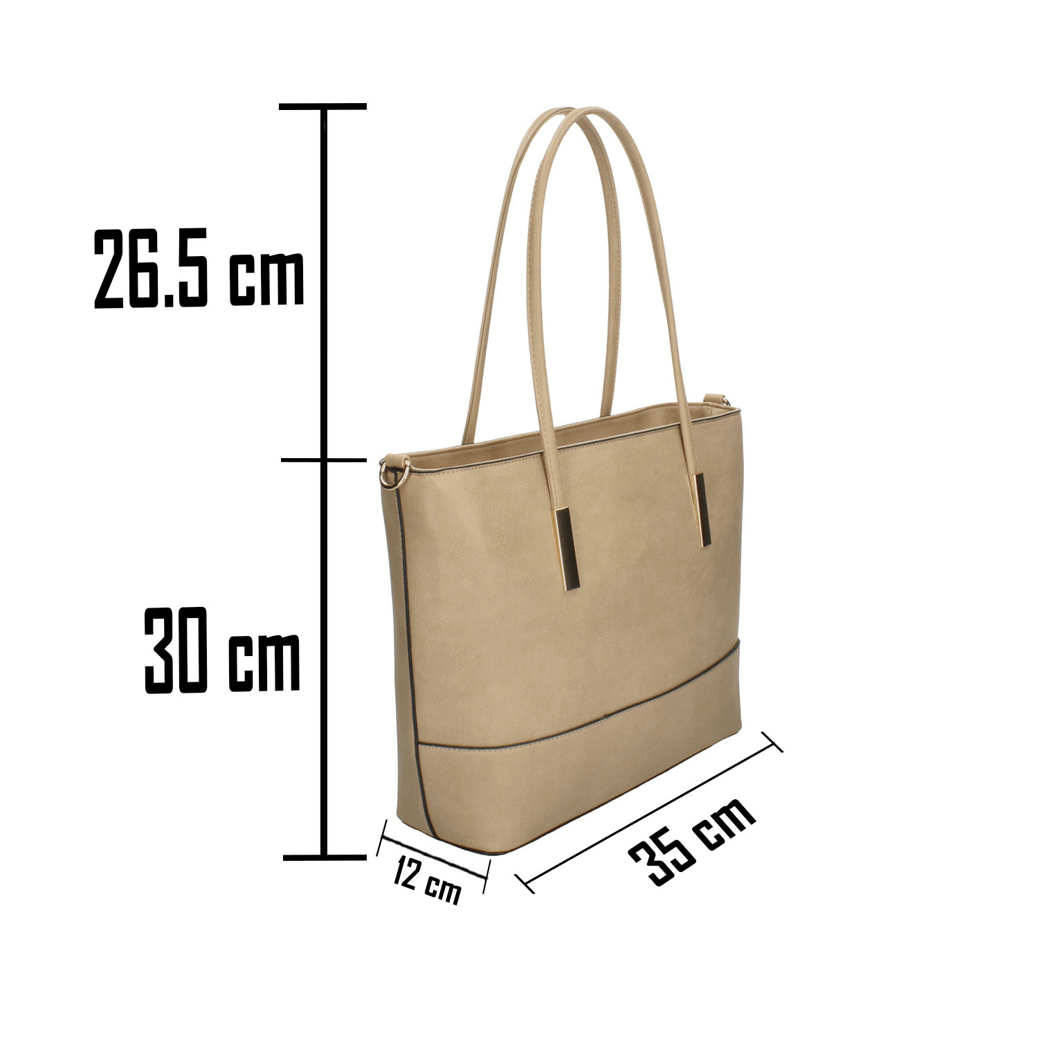 Bolsa Dama Abisai Handbags Beige Casual Mujer — imagen 4