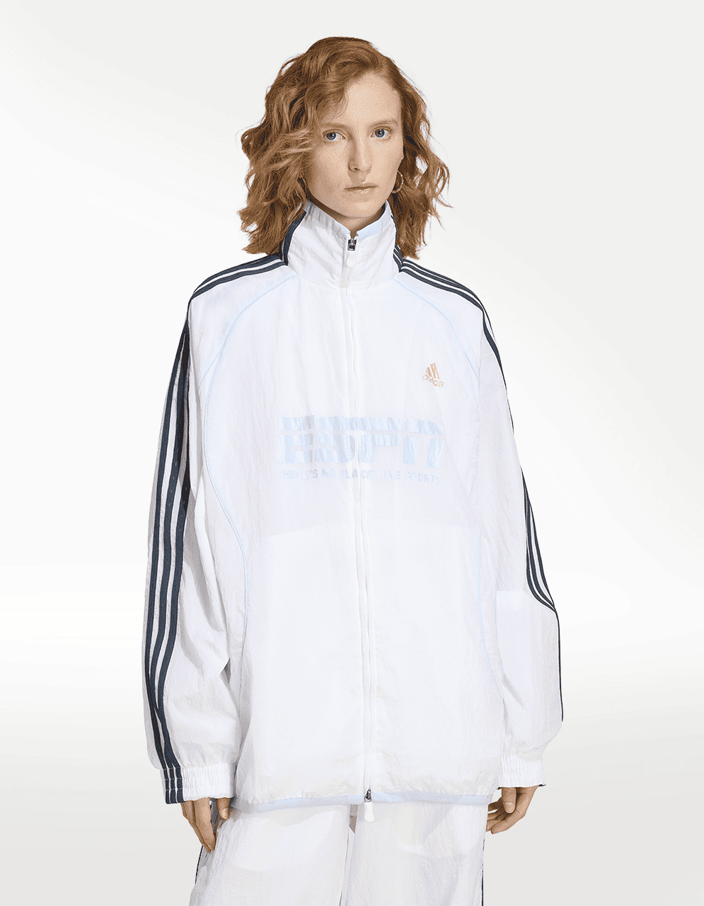 Chamarra Adidas Teamgeist Blanco - Mujer — imagen 2