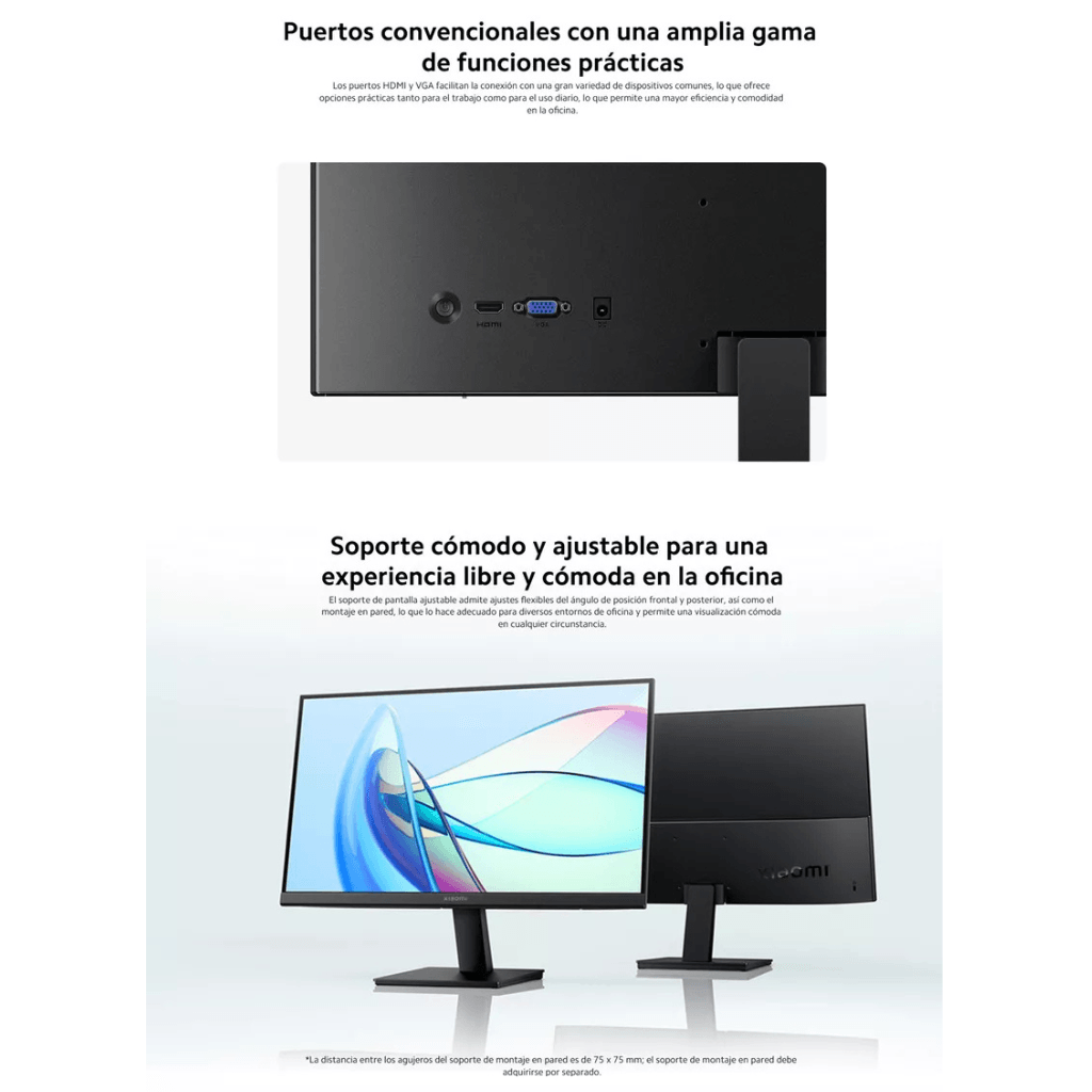 Monitor Xiaomi A22i, Full HD 21.45″, Luz azul reducida — imagen 7