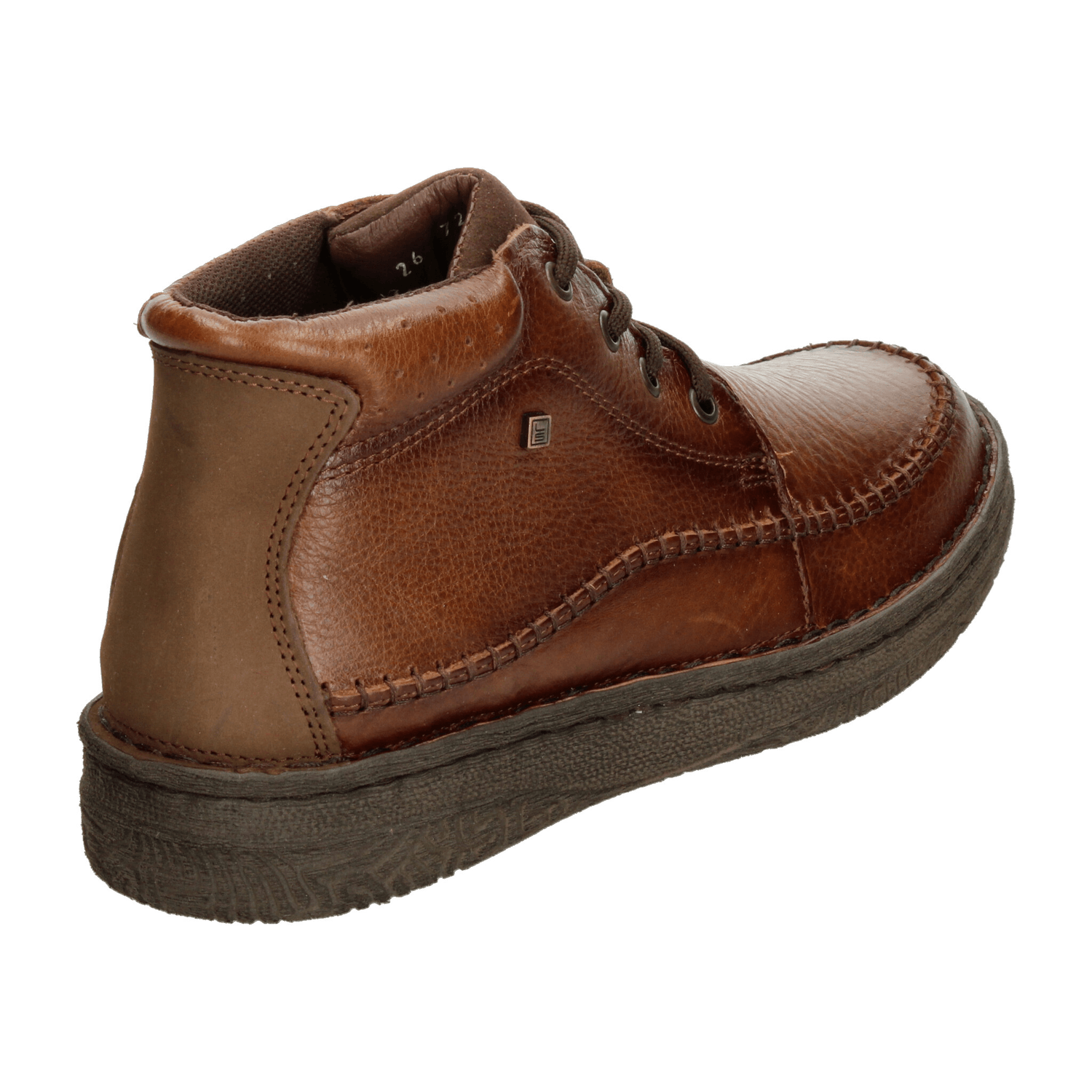 Bota Lobo Solo Hombre Casual Cintas Artesanal Cómodo Café Caballero — imagen 3
