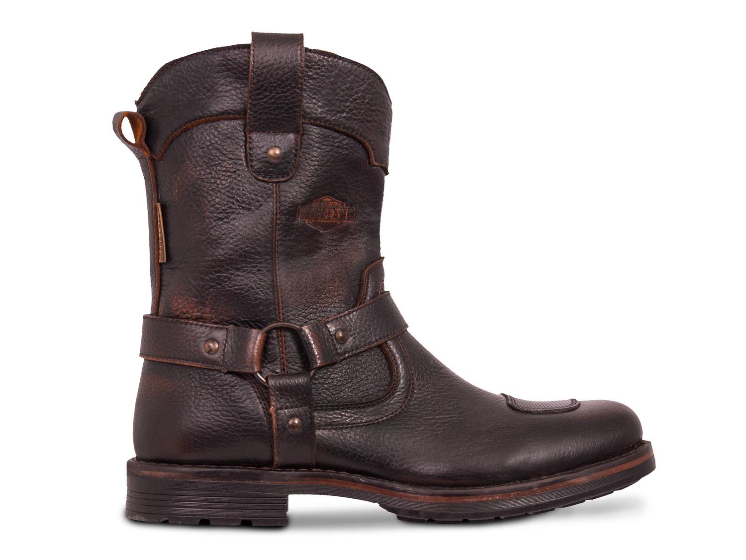 Bota Hombre Moto Biker Casual Workland 89504 Brush Miel — imagen 3