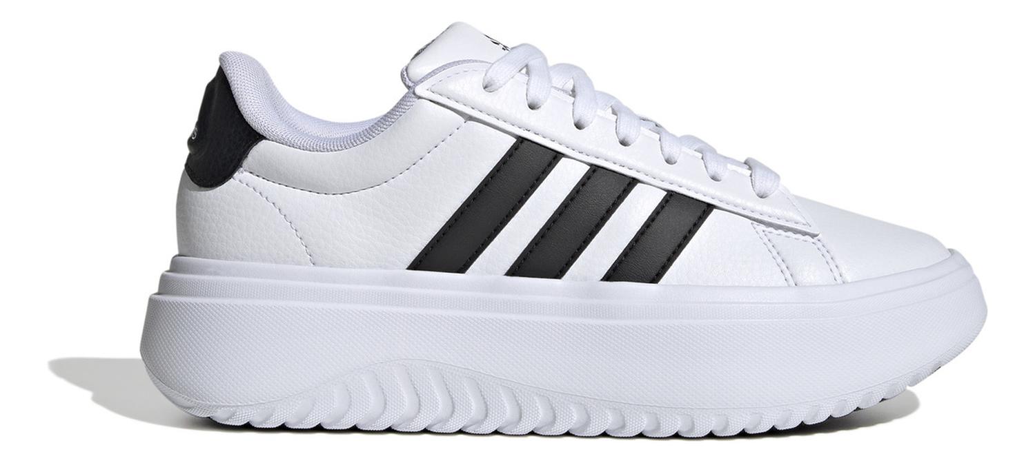 Tenis adidas Grand Court Dama Casual Plataforma Blanco Mujer — imagen 1