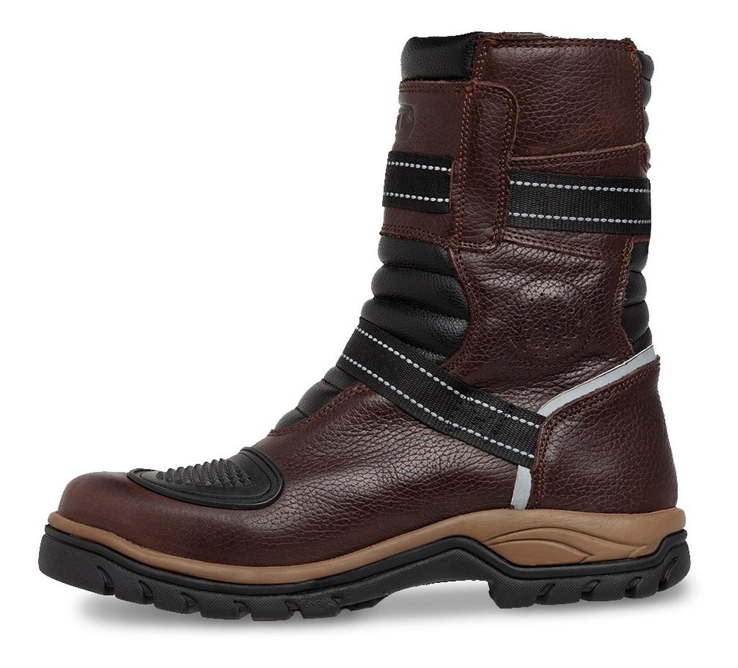 Botas Motociclista Biker 2.0 Cafe Chocolate — imagen 4