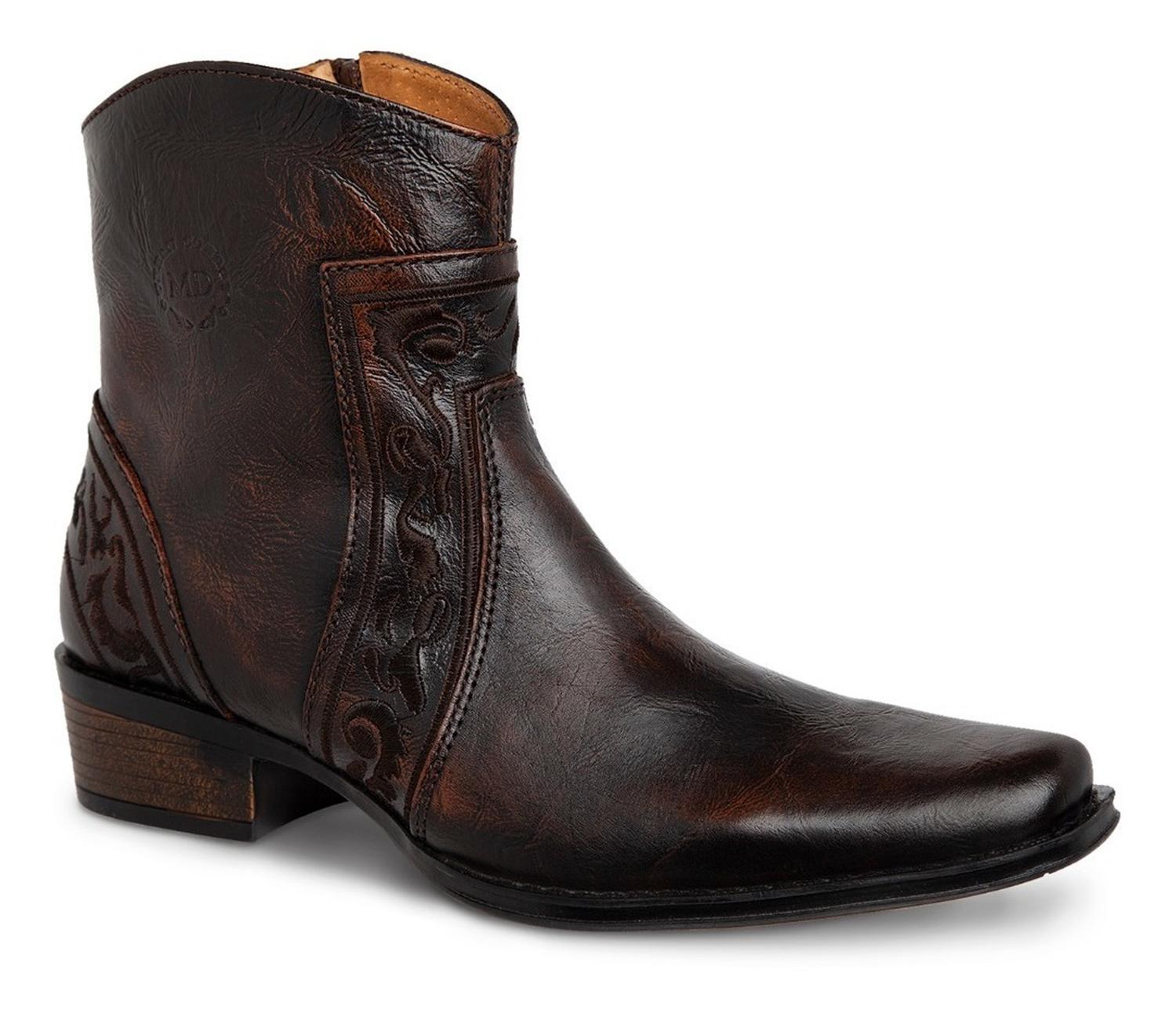 Botin Vaquero Hombre Urban Cowboy Café 40704 — imagen 1