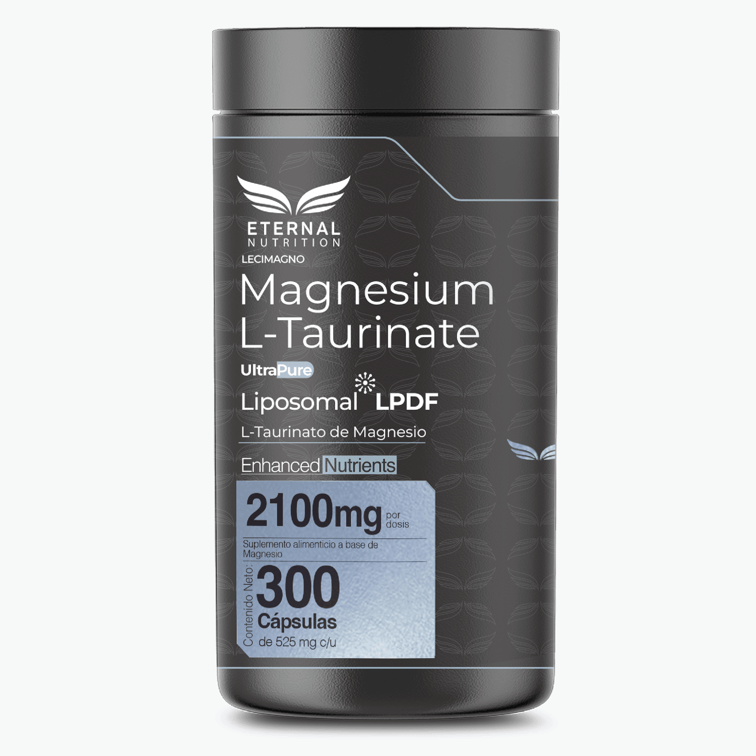 Ultra Pure: L-Taurinato de Magnesio Liposomal, Alta Biodisponibilidad, Claridad Mental, 300 Cápsulas — imagen 1